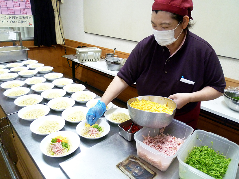 食事の様子